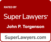 Super Lawyers badge for John P. Torgenson.